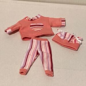 Artist-Made Valentine's Day Outfit for 8" Helen Kish Riley Dolls EUC
